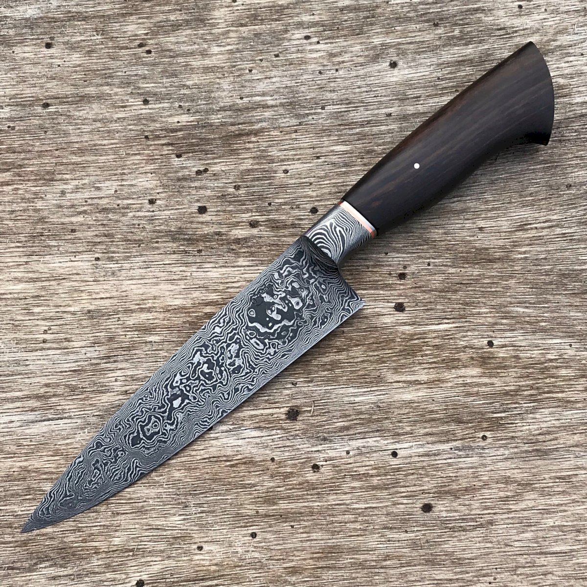 Random Damascus Steel Knife Blade